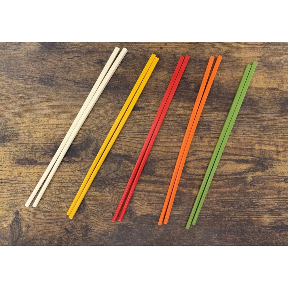 5 Sets‎ Colorful Melamine Chopsticks Dishwasher Safe Beautiful Dinnerware Sushi